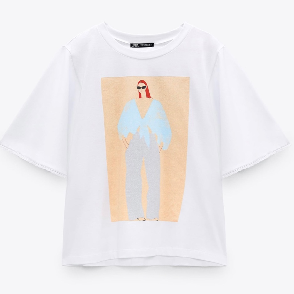 ZARA White Top Size S - Picture 11 of 11